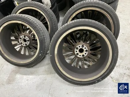 BMW 6GT 640i 럭셔리 646 버핑휠 (폴리싱 일명 빠우휠) 고질병 엄청난 부식 백화 제거 및 상처 수리 후, 건메탈 그레이 휠도색 / 용인 처인구