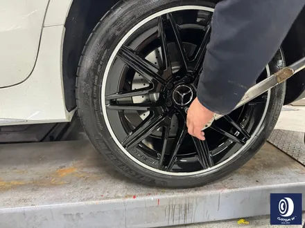 벤츠 GT43 AMG 유광 블랙 & 실버 투톤 휠도색 / feat. 고객 후기글 / 용인 처인구