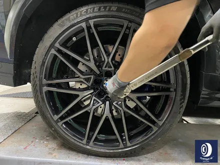 BMW X6M 컴페티션 818M 22인치 휠 상처 수리 후, 다이아몬드 커팅 휠 복원 / 용인 처인구