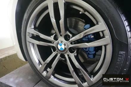BMW F30 320D 휠 상처 수리 후, 고스트 크롬 휠도색 & 부식 녹 제거 후, 캘리퍼 도색. / 용인 처인구