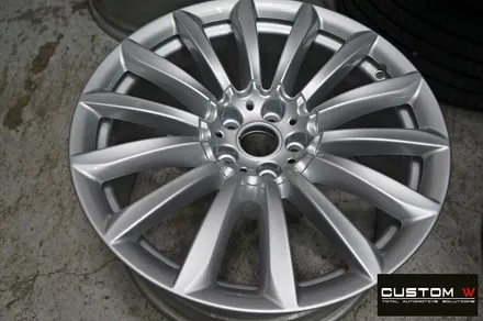 BMW G12 730Ld 휠 상처 수리 후 실버 휠복원 / 용인 처인구