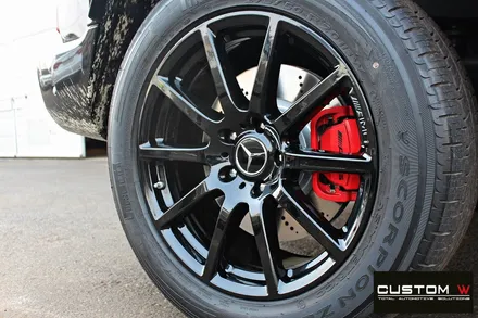 벤츠 G63 AMG (G바겐) 블랙유광 휠도색 / 용인 처인구