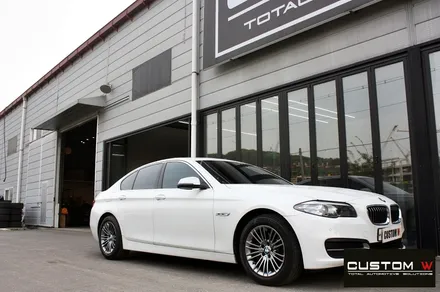 BMW F10 520d 휠 상처 수리 후 고스트 크롬 휠도색 / 용인 처인구
