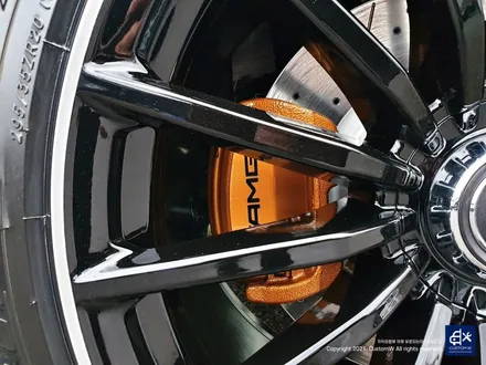 벤츠 GT43 AMG 블랙실버 투톤 유광 휠도색 & 카본 세라믹 골드 캘리퍼도색 / 용인 처인구