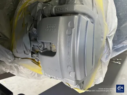 벤츠 GT43 AMG 블랙유광 휠도색 & 카본 세라믹 골드 캘리퍼도색 / 용인 처인구