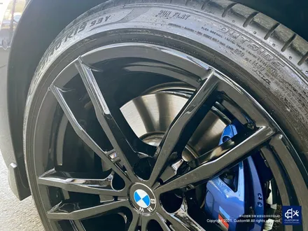 BMW G20 320d 투어링 791M 휠수리 후 블랙유광 휠도색 / 용인 처인구