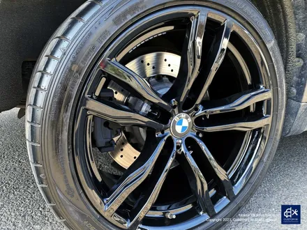 BMW X6M 휠수리 박리 후 블랙유광 휠도색 / 용인 처인구