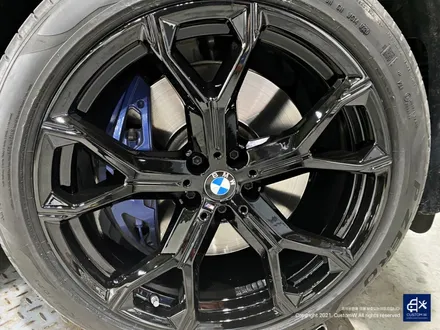 BMW X6 휠수리 후 블랙유광 휠도색 / 용인 처인구