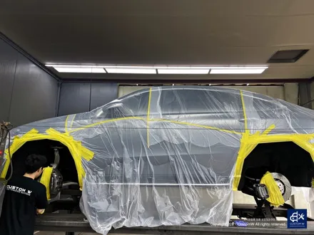 벤츠 GLE53 AMG 쿠페 블랙유광 휠도색 + 레드 캘리퍼 도색 / 용인 처인구