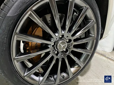 벤츠 S350d 휠수리 후 고스트크롬 휠도색 / 용인 처인구