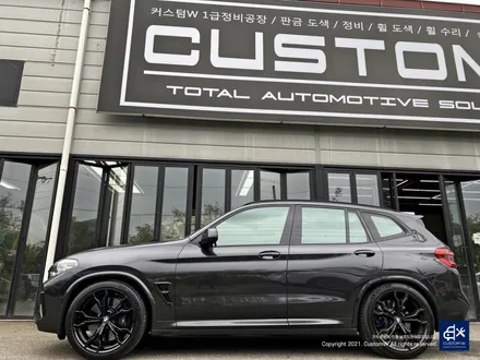 BMW X3M 765M 휠수리 후 블랙유광 휠도색 / 용인 처인구