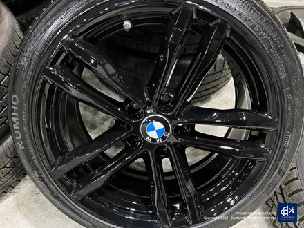 BMW 420d 휠수리 후 블랙유광 휠도색 + 레드 캘리퍼 도색 / 용인 처인구