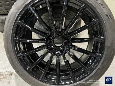 벤츠 GT43 AMG 휠수리 후 블랙유광 휠도색 / 용인 처인구