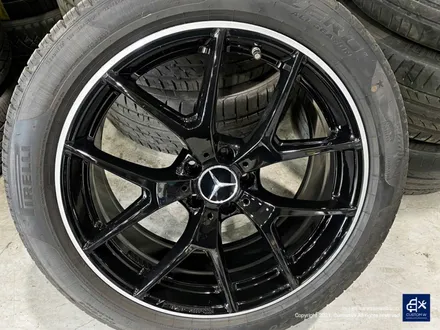 벤츠 GLC43 AMG 휠수리 후 투톤 유광 휠도색 + 레드 캘리퍼 도색 / 용인 처인구
