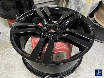 벤츠 GLK220 휠수리 후 블랙유광 휠도색 + 부식 제거 후 레드 캘리퍼 도색 / 용인 처인구