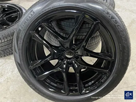 벤츠 GLE53 AMG 휠수리 후 블랙유광 휠도색 & 레드 캘리퍼 도색 / 용인 처인구
