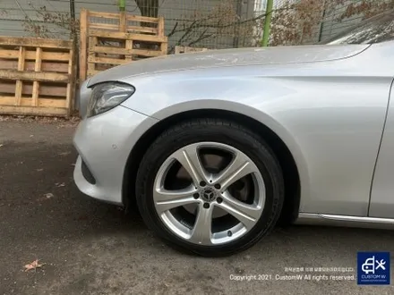 벤츠 W213 E220D 18인치 휠 상처 수리 후, 실버 휠 복원 도색 / 용인 처인구