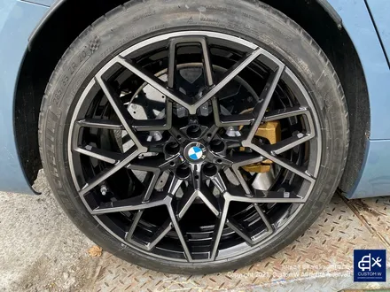 난이도가 높은  BMW M8  그란 쿠페 컴페티션 813M 휠 상처 수리 후, 다이아몬드 커팅 휠 복원 / 용인 처인구