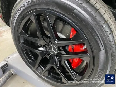 요즘 자주 입고되는 번호판 미장착 / 미등록  차량_!벤츠 G바겐 G63AMG 사틴 블랙 (무광 검정 / 매트 블랙) 휠 도색 신차 출고 작업 / 용인 처인구
