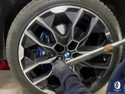 BMW G07 X7 40i 913M 22인치 휠 상처 수리 후, 다이아몬드 커팅 복원 / 용인 처인구
