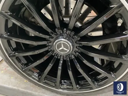 벤츠 GT43 AMG 유광 블랙 + 실버 투톤 휠도색 / 용인 처인구