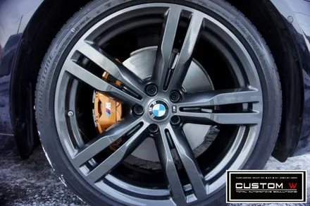 BMW G11/G12 740LI 휠상처수리후 건메탈 휠도색 , 골드 캘리퍼 도색.! / 용인 처인구