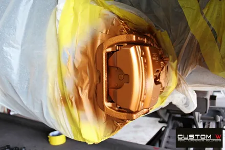 벤츠 CLS53 AMG 투톤무광 휠도색 + 카본 세라믹 골드 캘리퍼 도색 / 용인 처인구