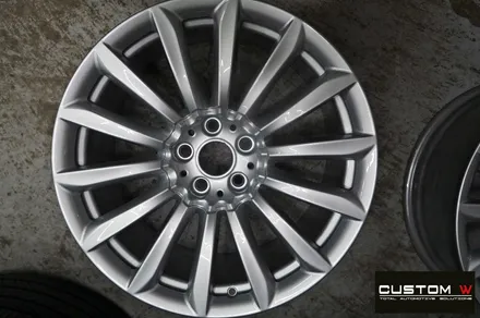 BMW G12 730Ld 휠 상처 수리 후 실버 휠복원 / 용인 처인구