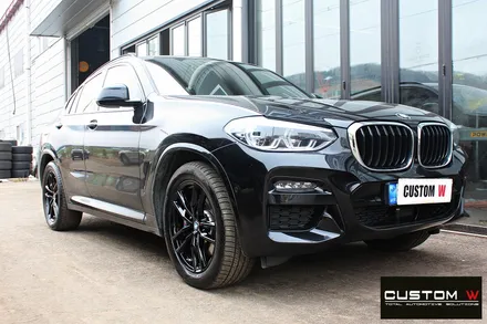 BMW G02 X4 19인치 662M 블랙유광 휠도색 / 용인 처인구