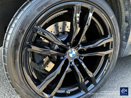 BMW X6M 휠수리 박리 후 블랙유광 휠도색 / 용인 처인구
