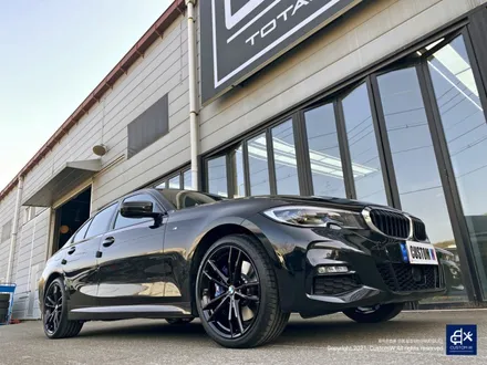 BMW G20 330e 잘못된 휠수리 이력 박리 후 블랙유광 휠도색 / 용인 처인구