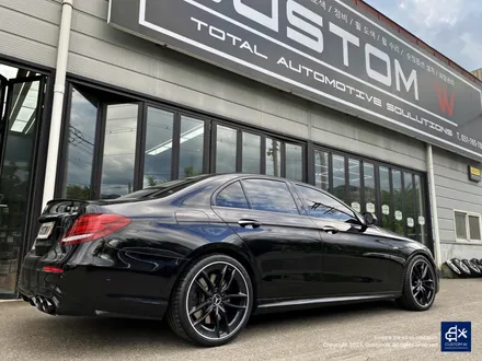 벤츠 E53 AMG 휠수리 후 매트 블랙 실버 투톤 휠도색 / 용인 처인구