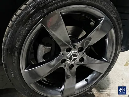 벤츠 C220d 휠수리 후 고스트 크롬 휠도색 / 용인 처인구