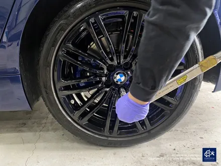 BMW G30 530i 664M 휠수리 후 블랙유광 휠도색 / 용인 처인구