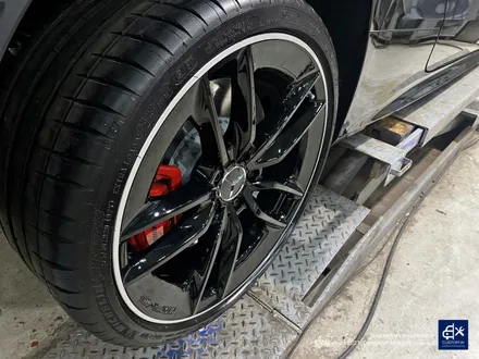 벤츠 E53 AMG 블랙 실버 투톤 유광 휠도색 / 용인 처인구