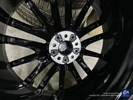 신차 BMW X6 40d 742M 블랙유광 휠도색 + 레드 캘리퍼 도색 / 용인 처인구