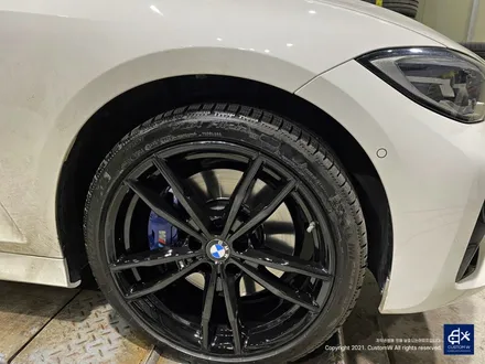 BMW G20 330i 휠수리 후 블랙유광 휠도색 / 용인 처인구