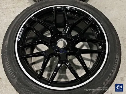 벤츠 G63 AMG G바겐 22인치 블랙 실버 투톤 유광 휠도색 / 용인 처인구