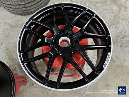 벤츠 S63 AMG 쿠페 휠수리 후 블랙 실버 투톤 무광 휠도색 / 용인 처인구