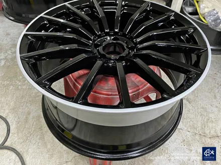 벤츠 GT43 AMG 휠수리 후 투톤 유광 휠도색 + 카본 세라믹 골드 캘리퍼 도색 / 용인 처인구