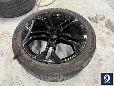 BMW G05 X5 30D 블랙 유광 휠도색 + 부식 제거 후, 블루 캘리퍼 도색 / 경북 영주에서 방문 주신 고객님 감사합니다:-) / 용인 처인구