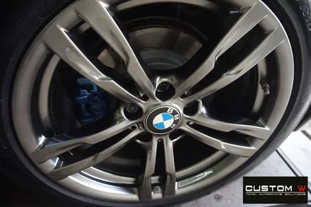 BMW F30 320D 휠 상처 수리 후, 고스트 크롬 휠도색 & 부식 녹 제거 후, 캘리퍼 도색. / 용인 처인구