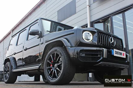 벤츠 G63 AMG (G바겐) 블랙유광 휠도색 / 용인 처인구