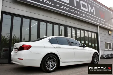 BMW F10 520d 휠 상처 수리 후 고스트 크롬 휠도색 / 용인 처인구