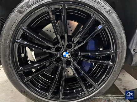 BMW F90 M5 706M 휠수리 후 블랙유광 휠도색 / 용인 처인구