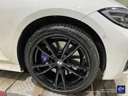 BMW G20 330i 휠수리 후 블랙유광 휠도색 / 용인 처인구
