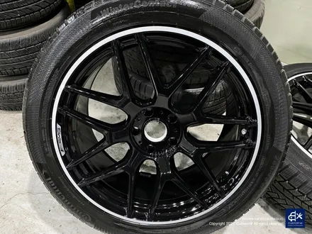 벤츠 G63 AMG G바겐 22인치 블랙 실버 투톤 유광 휠도색 / 용인 처인구