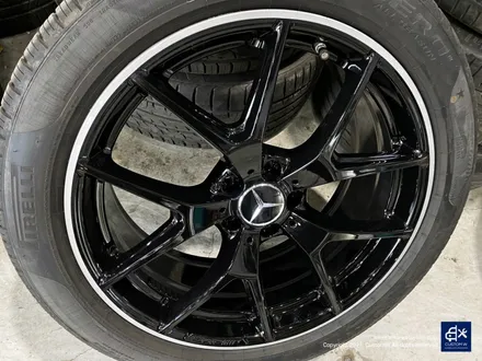 벤츠 GLC43 AMG 휠수리 후 투톤 유광 휠도색 + 레드 캘리퍼 도색 / 용인 처인구