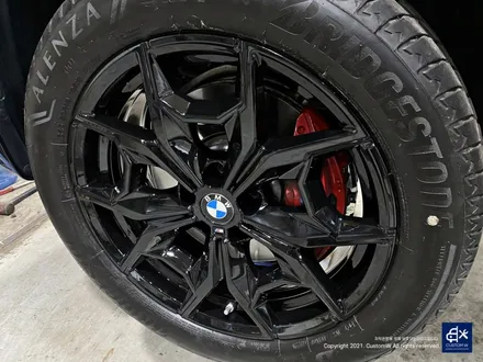 BMW X4 887M 휠수리 후 블랙유광 휠도색 / 용인 처인구