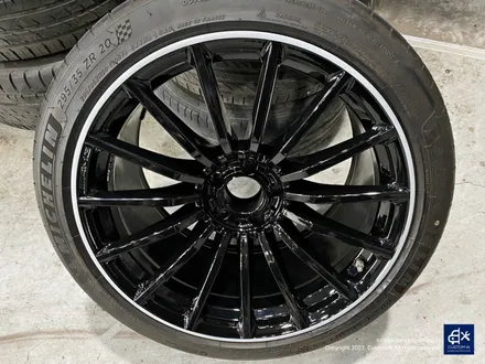 벤츠 GT43 AMG 휠수리 후 블랙 실버 투톤 유광 휠도색 / 용인 처인구
